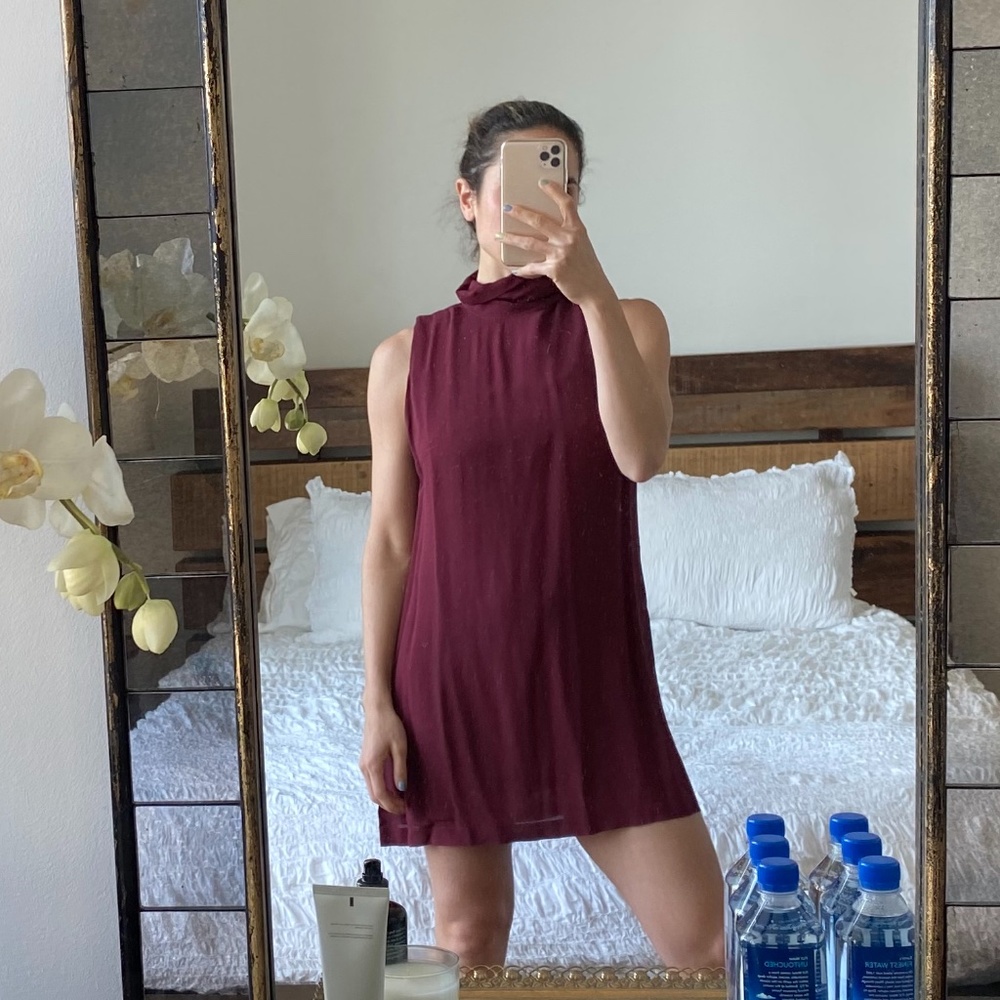 Reformation Turtleneck mini dress